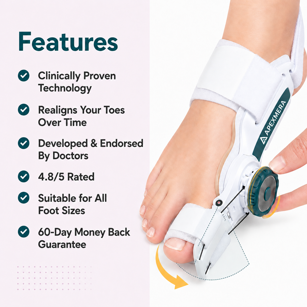 Apexmera™ HingeRelief