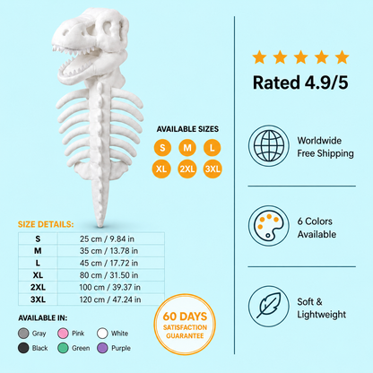 Apexmera™ Dinosaur Skeleton Dog Costume