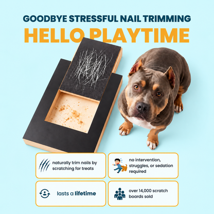 Wooden Dog Scratch Board Nail