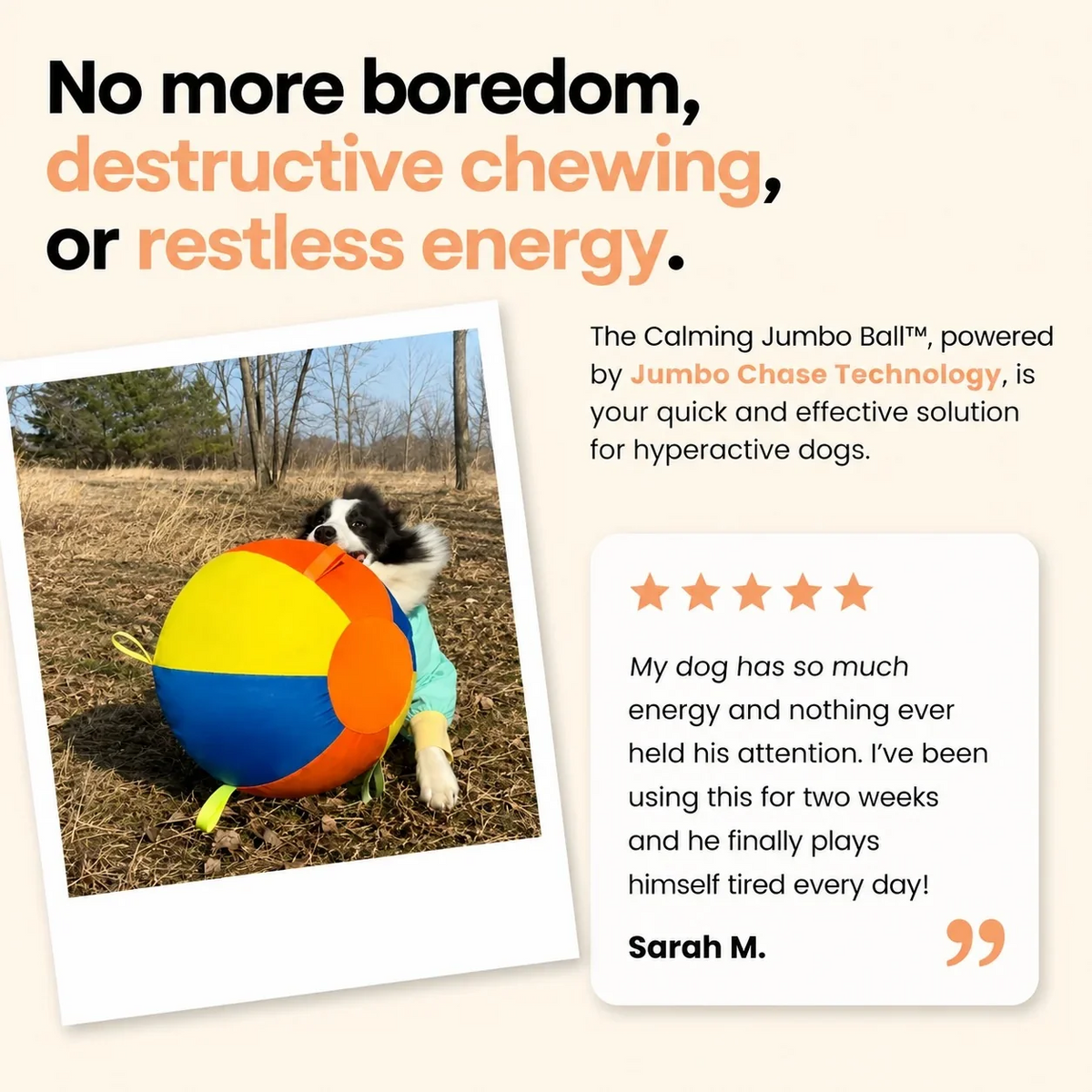 Apexmera Calming Jumbo Ball