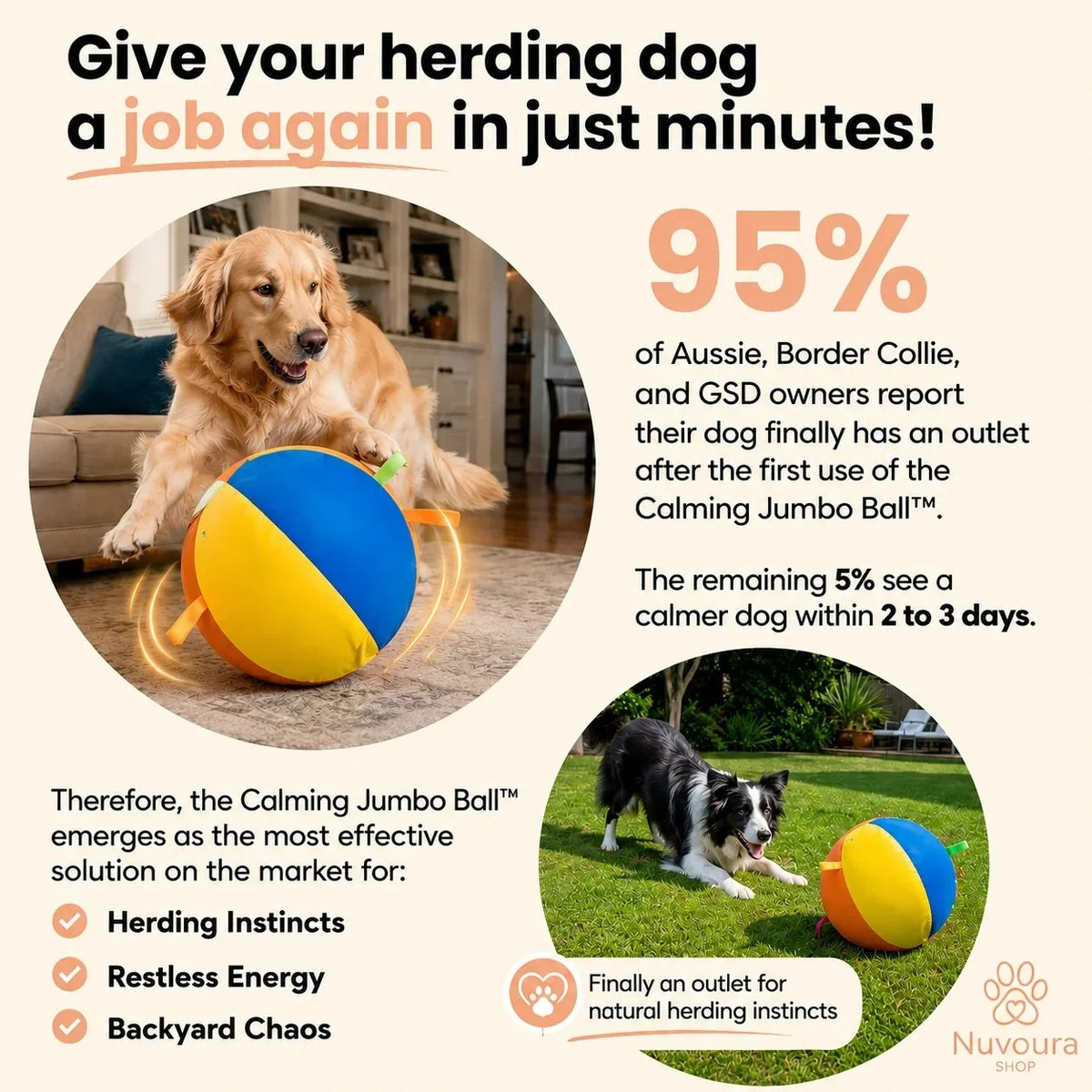Apexmera Calming Jumbo Ball